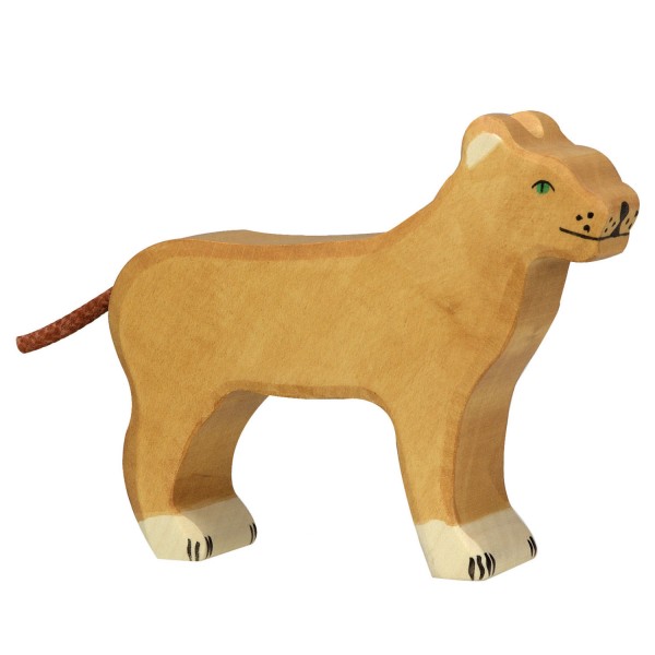 Figurine en bois Holztiger : Animaux de la Jungle : Lionne - Holztiger-8680140