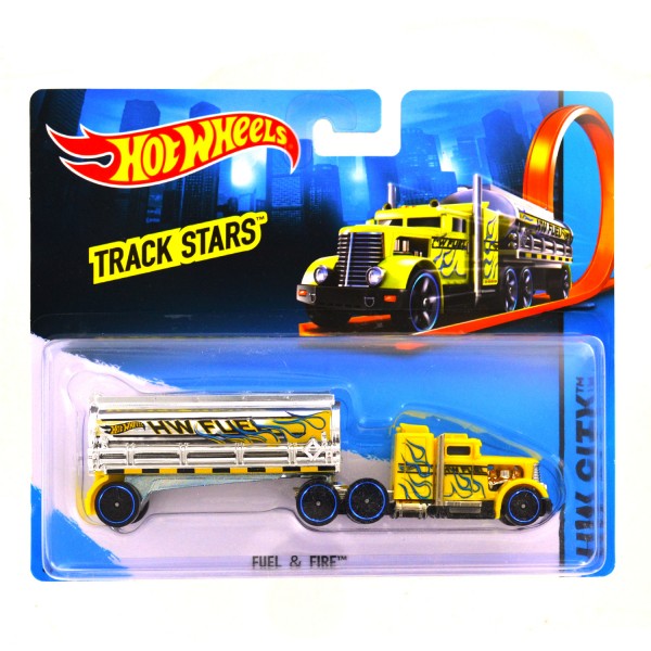 Camion Hot Wheels : Track Stars : Fuel & Fire - Mattel-BFM60-BFM64