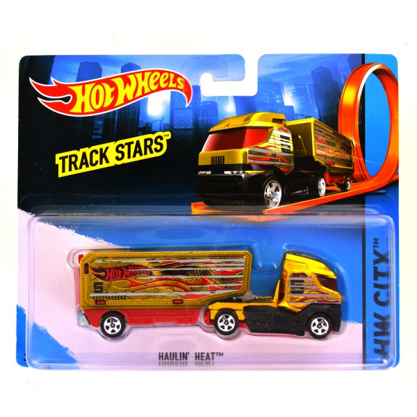 Camion Hot Wheels : Track Stars : Haulin' Heat - Mattel-BFM60-BGK24