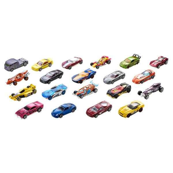 Coffret 20 véhicules Hot Wheels - Mattel-H7045