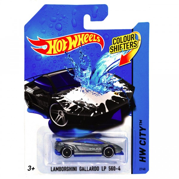 Voiture Hot Wheels : Colour Shifters : Lamborghini Gallardo LP 560-4 - Mattel-BHR15-BHR30