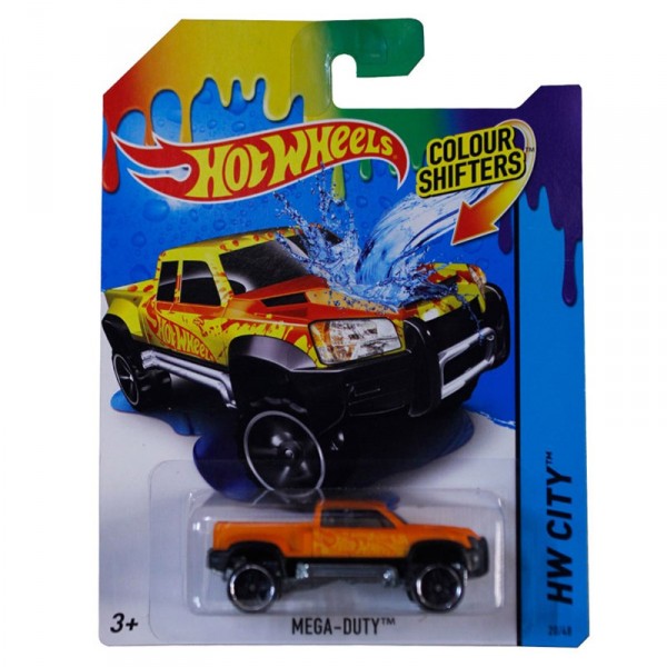 Voiture Hot Wheels : Colour Shifters : Mega-Duty - Mattel-BHR15-CFM51