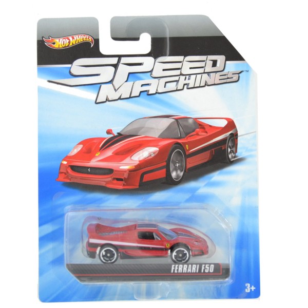 Voiture Hot Wheels Speed Machines : Ferrari F50 - Mattel-R4023-W2312