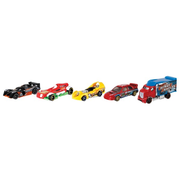 Voitures Hot Wheels - Set de 5 voitures - Mattel-1806