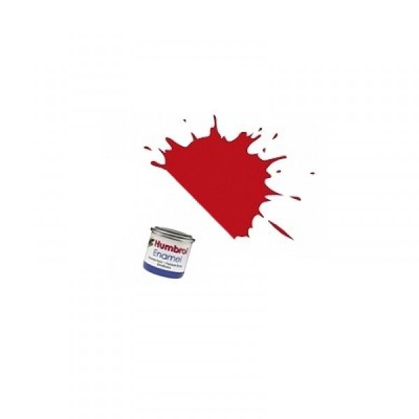 Peinture Maquette - 60 - Rouge écarlate Mat - Humbrol - Humbrol-A0655
