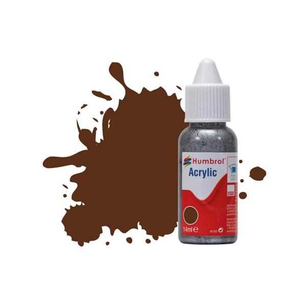 Peinture N°160 Rouge Camouflage Allemand  - Mat  : Acrylique : 14 ml - Humbrol-DB0160