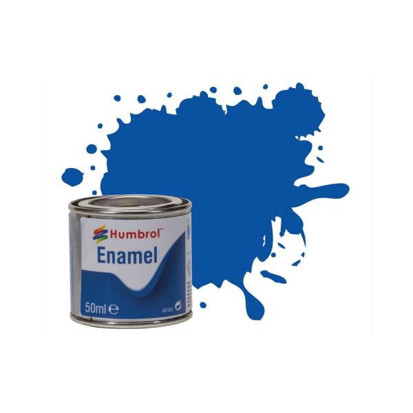 Peinture N°14 Bleu de France - Brillant : Enamel : 50 ml - Humbrol-AQ0014