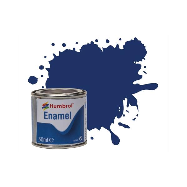 Peinture N°15 Bleu nuit - Brillant : Enamel : 50 ml - Humbrol-AQ0015