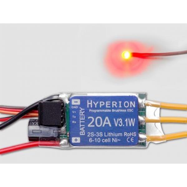 Contrôleur HYPERION TITAN 20A + système d'avertissement à LED - HYP-HP-TITAN-20-PW31