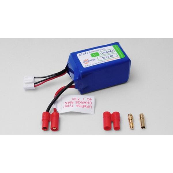 Hyperion Batterie récepteur LiFe 6.6V 1700mAh (5C) - HP-FG305-1700-2S