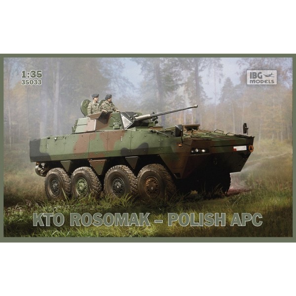 Maquette véhicule militaire : KTO Rosomak-Polish APC - IBGmodels-IBG35033