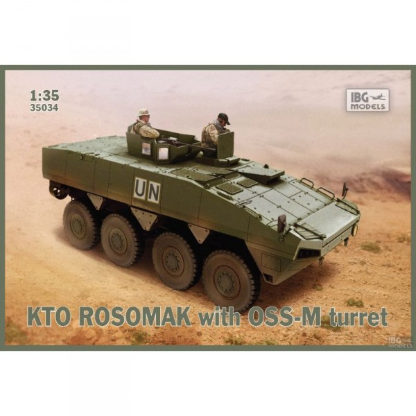 Maquette véhicule militaire : KTO ROSOMAK avec tourelle OSS-M - IBGModels-IBG35034