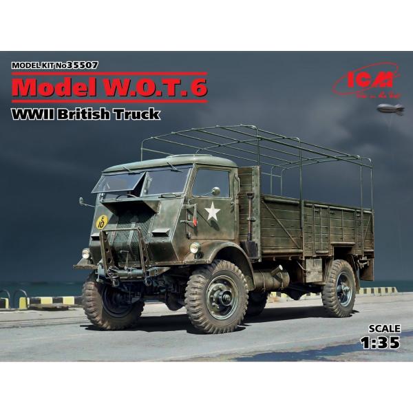 Maquette Véhicule Militaire : Ford Model W.O.T. 6, WWII camion britannique - ICM-35507