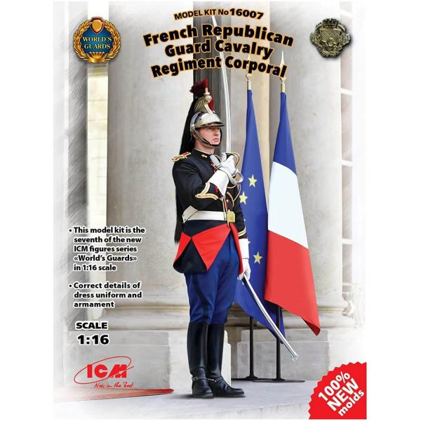 Figurine : Garde républicain français - ICM-16007
