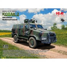 Maquette Vehicule Militaire : Garde National Ukraine -Kozak 2