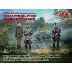 Maquettes et Figurines Militaires : Type G4 avec MG34 Allemand