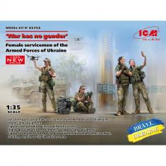 Figurines Militaires : Femme Armée Ukrénienne