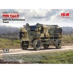Maqueta de vehículo militar: FWD tipo B-WWI US