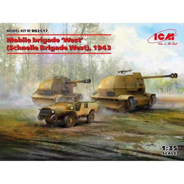 Maquettes militaires : Brigade mobile « Ouest » (Brigade Schnelle Ouest), 1943 - ICM-DS3517