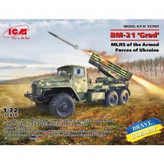 Maqueta de vehículo militar : BM-21 Grad