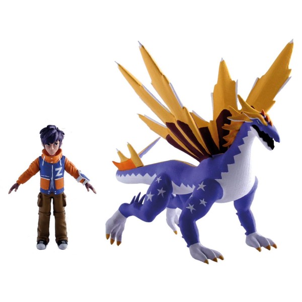 Figurines Invizimals : Pack de 2 figurines : Hiro & Dragon - Imc-030107