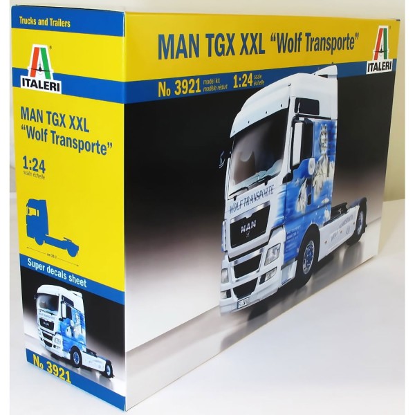 MAN TGX XXL Wolf Transporte Italeri 1/24 - Italeri-3921