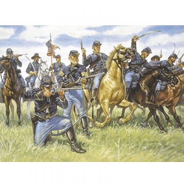 Cavalerie de l'Union Italeri 1/72 - Italeri-6013