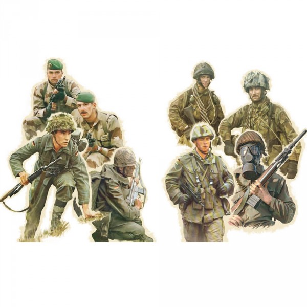 Figurines militaires : Troupes OTAN Années 1980 - Italeri-I6191