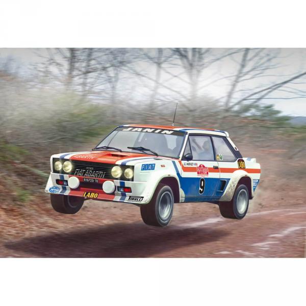 Maquette voiture : Fiat 131 Abarth 1977 Sanremo Rally Winner - Italeri-I3621