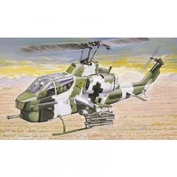 Maquette hélicoptère : AH-1W Super Cobra - Italeri-160
