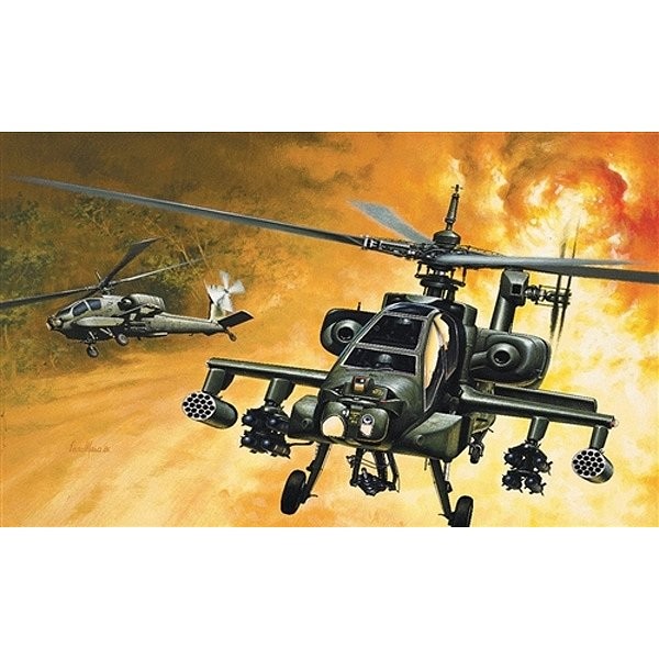 Maquette hélicoptère : AH-64A Apache - Italeri-159