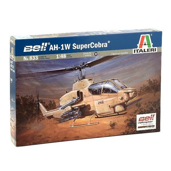 Maquette hélicoptère : Bell AH-1W SuperCobra - Italeri-833