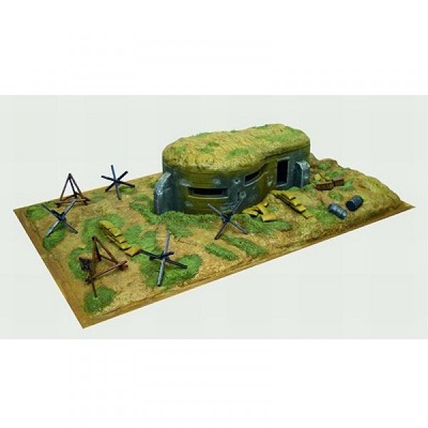 Diorama 1/72 : Bunker et accessoires - Italeri-6070