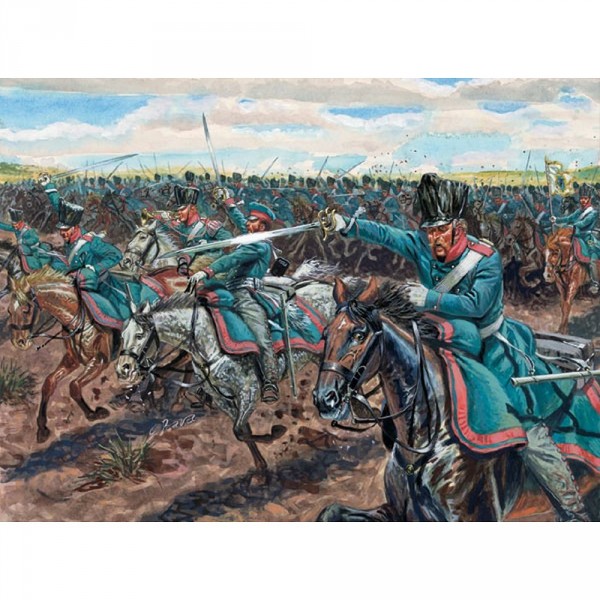 Figurines Guerres napoléoniennes : Cavalerie Prussienne - Italeri-6081