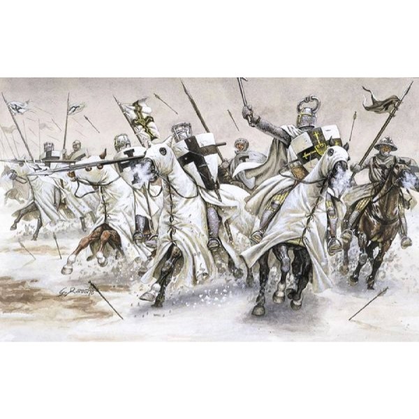 Figurines médiévales : Chevaliers Teutoniques - Italeri-6019