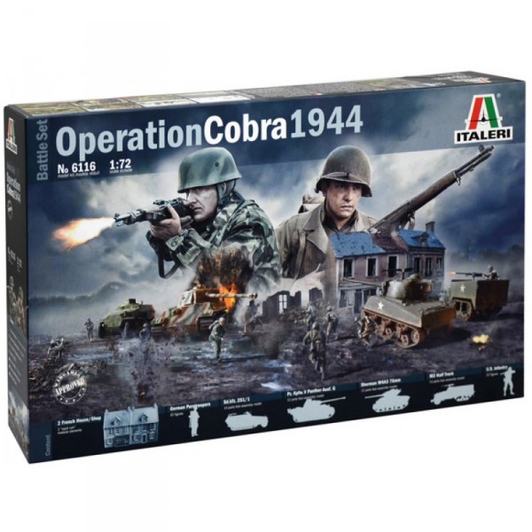 Coffret de maquettes : Opération Cobra 1944 - Italeri-6116