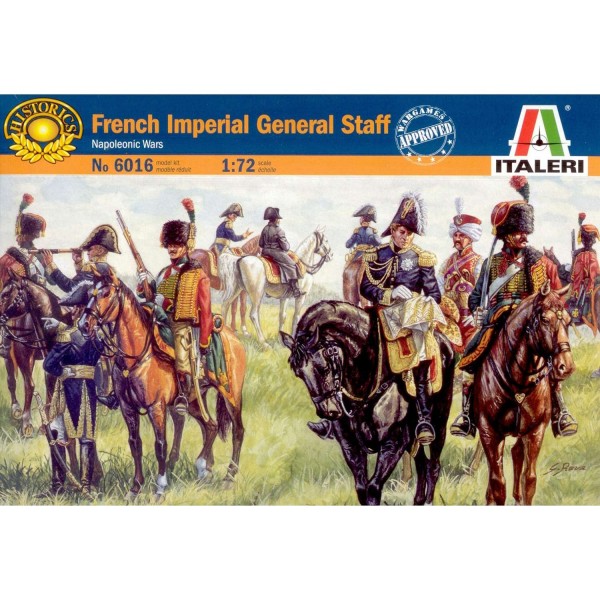 Figurines Guerres napoléoniennes : Etat-major impérial Français - Italeri-6016