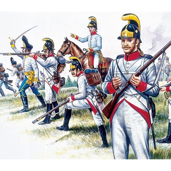 Figurines Guerres napoléoniennes : Infanterie autrichienne - Italeri-6005