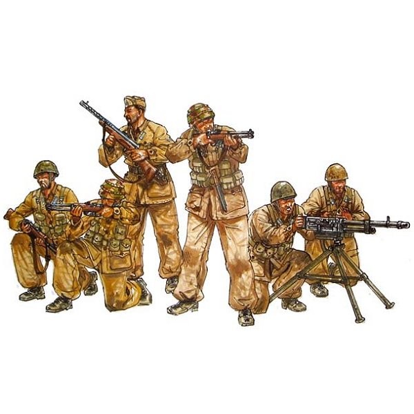 Figurines 2ème Guerre Mondiale : parachutistes italiens - Italeri-6492