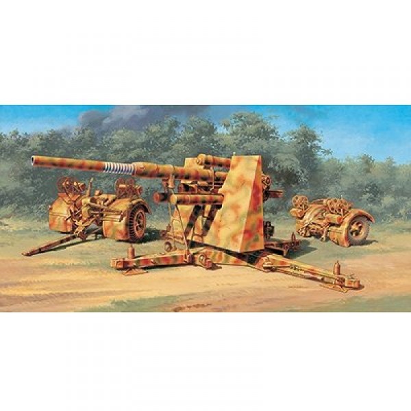 Maquette canon Flak 37 88 mm - Italeri-6602