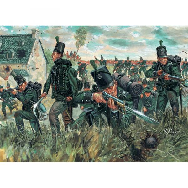 Figurines Guerres napoléoniennes : Gilets verts Britanniques - Italeri-6083