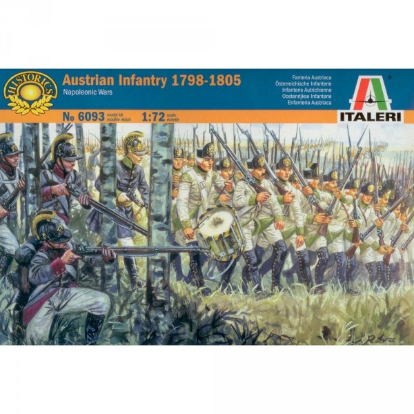Figurines Guerres napoléoniennes : Infanterie Autrichienne 1798-1805 - Italeri-6093