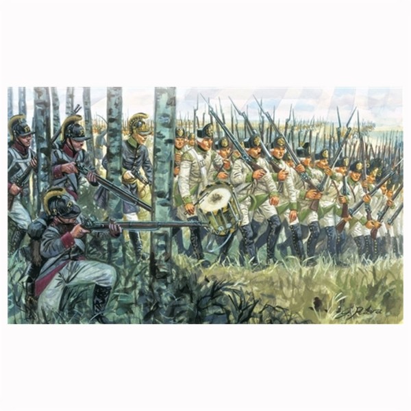 Figurines Guerres napoléoniennes : Infanterie Autrichienne 1798-1805 - Italeri-6884