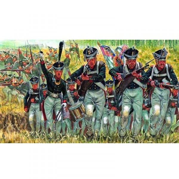 Figurines Guerres napoléoniennes : Infanterie Russe - Italeri-6073
