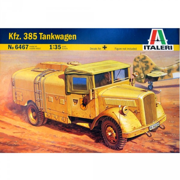 Maquette Camion citerne Kfz.385 3 tonnes - Italeri-6604