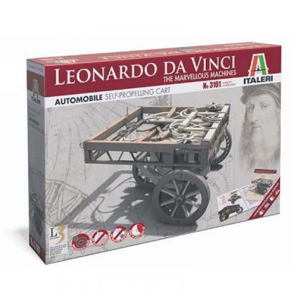 Maquette machine Léonard de Vinci : Chariot auto-propulseur - Italeri-3101