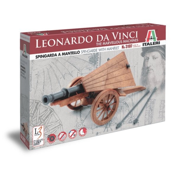Maquette machine Léonard de Vinci : Spingarde - Italeri-3107