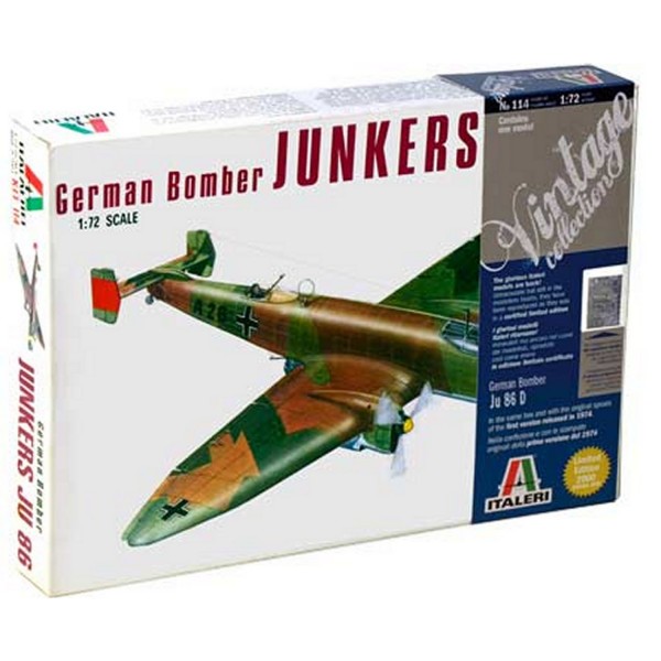 Maquette avion : Junkers Ju86D - Italeri-114