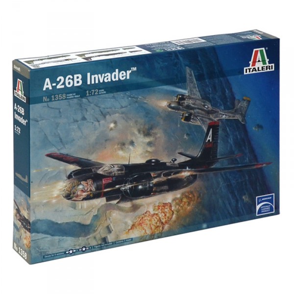 Maquette avion 1/72 : A-26B Invader - Italeri-1358