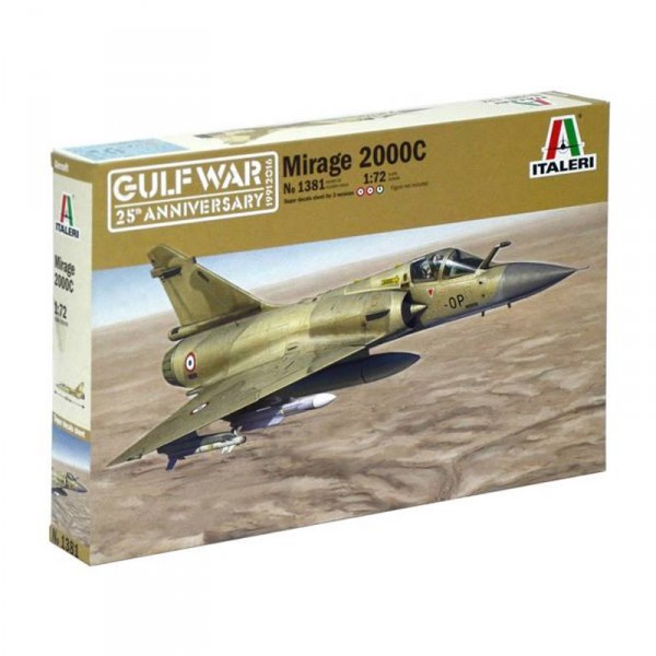 Maquette avion militaire : Mirage 2000 (Guerre du Golfe) - Italeri-1381